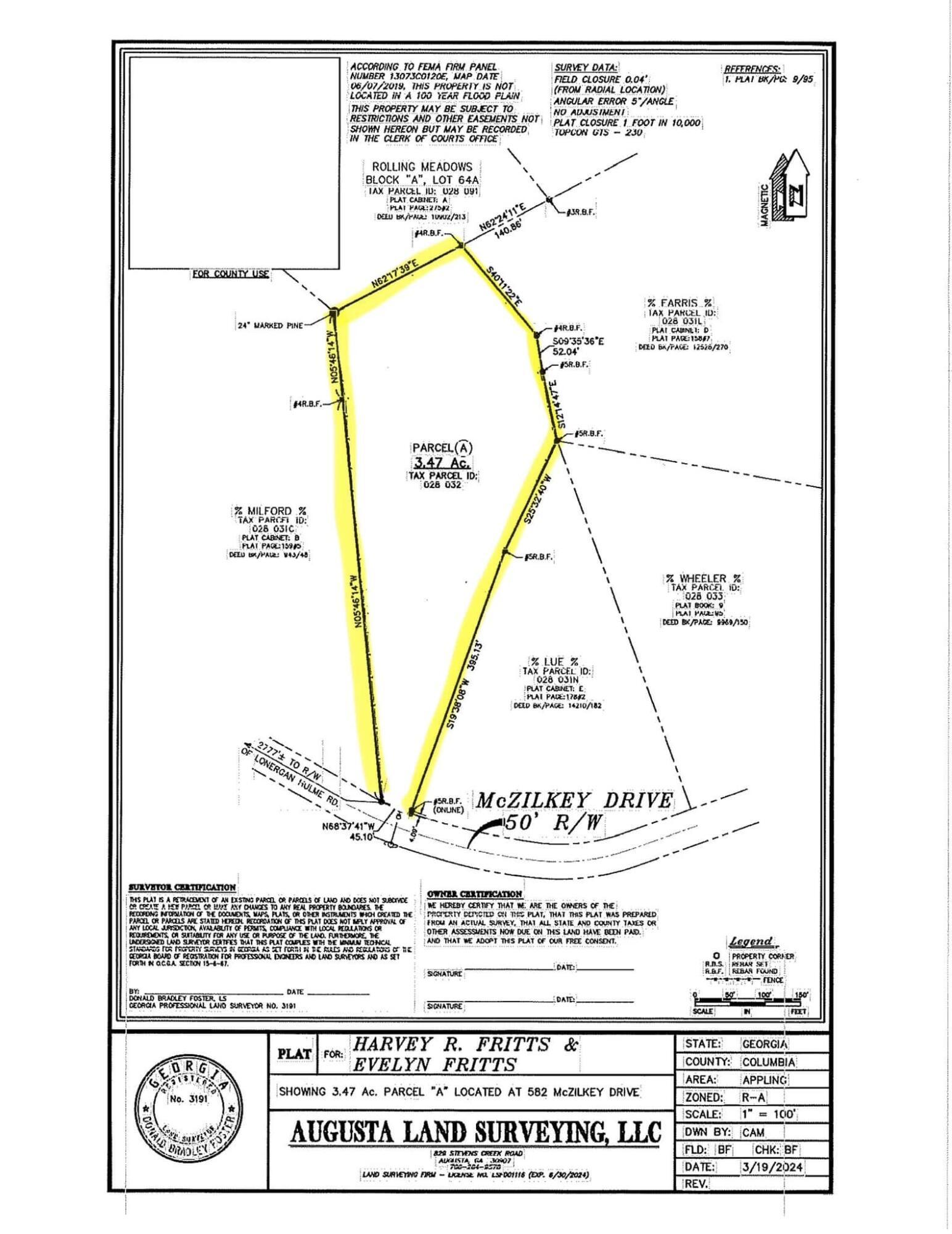 Mczilkey Dr, Appling, GA 30802