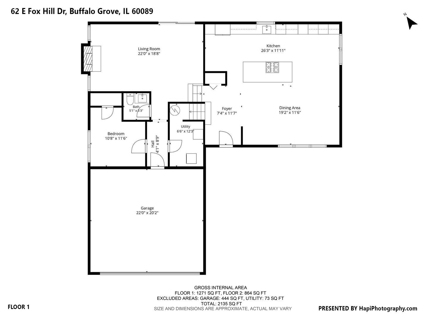 E Fox Hill Dr, Buffalo Grove, IL 60089