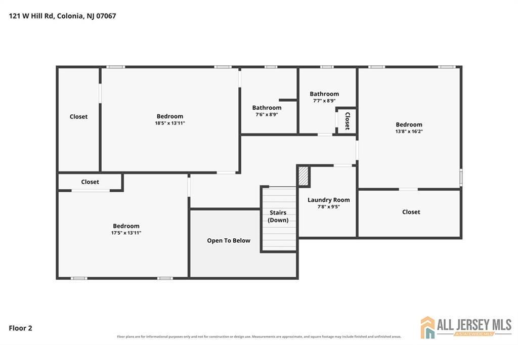 W Hill Rd, Colonia, NJ 07067