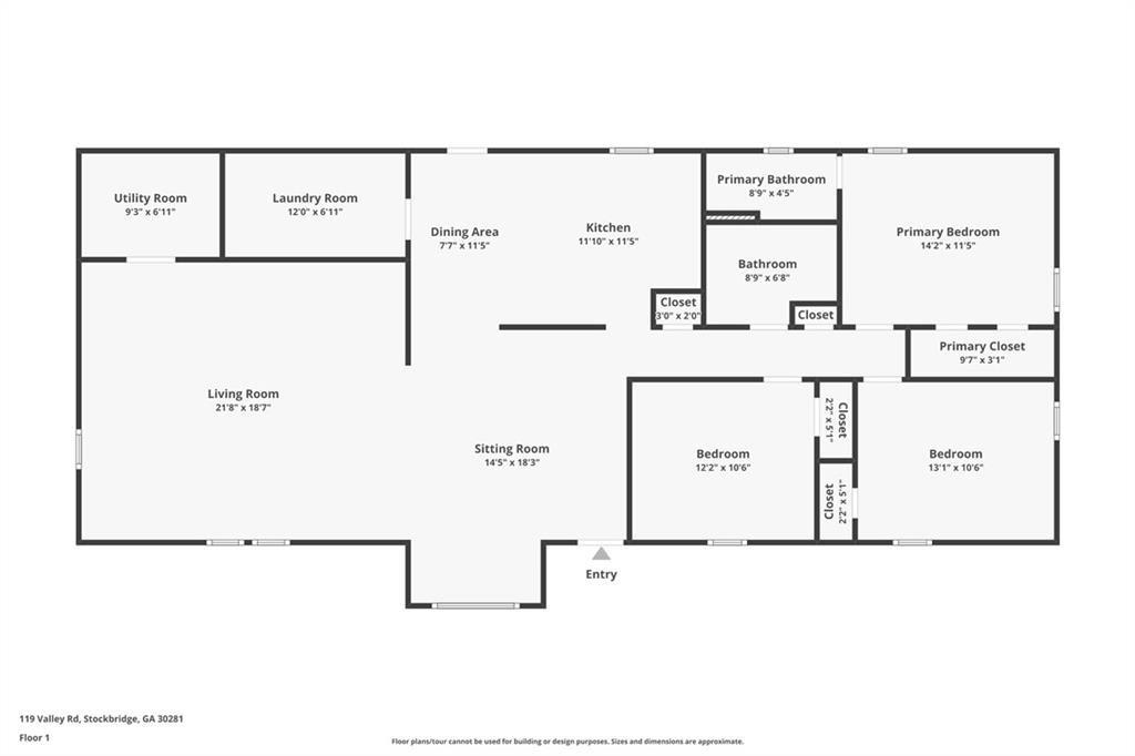 Valley Rd, Stockbridge, GA 30281