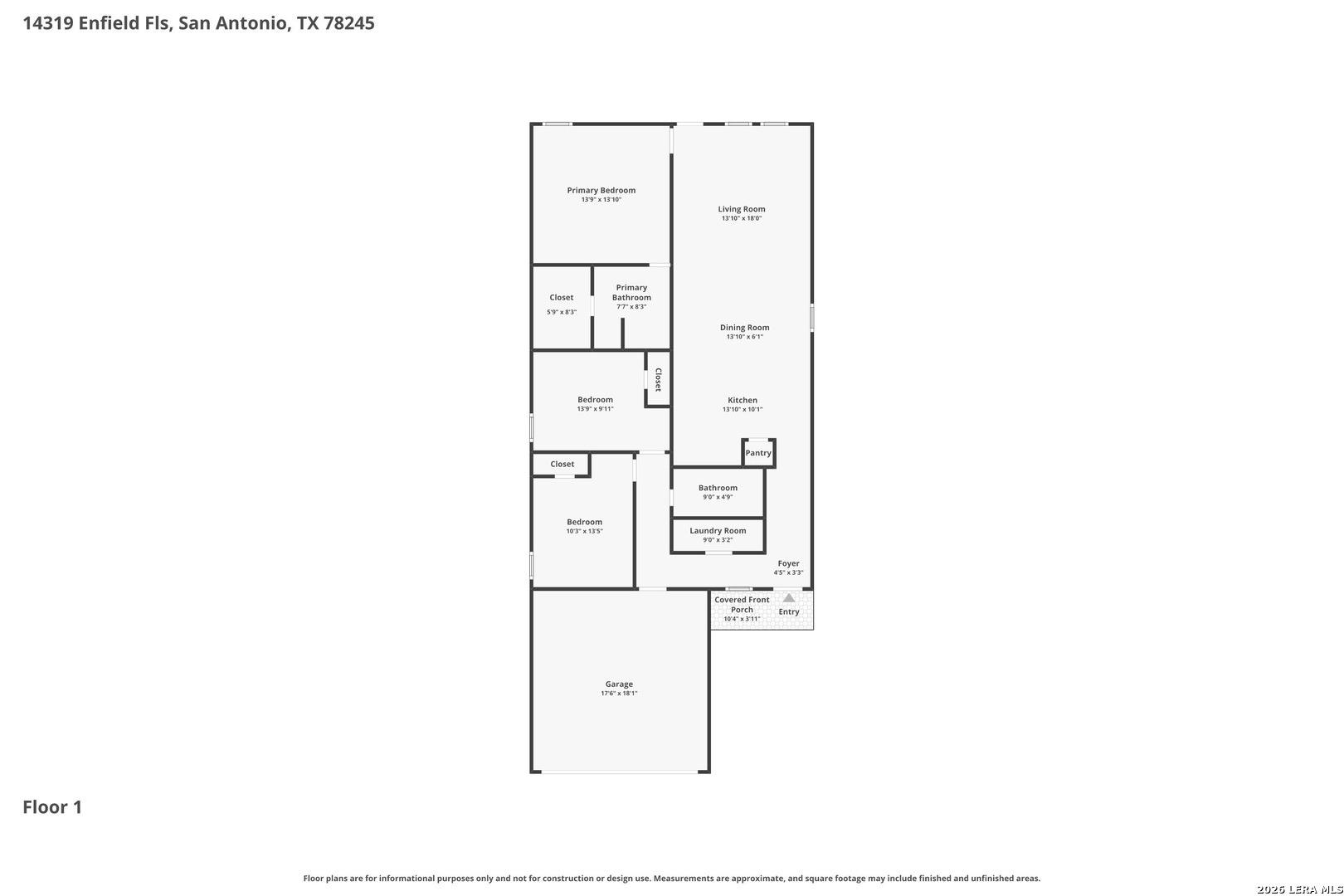 Enfield Fls, San Antonio, TX 78245