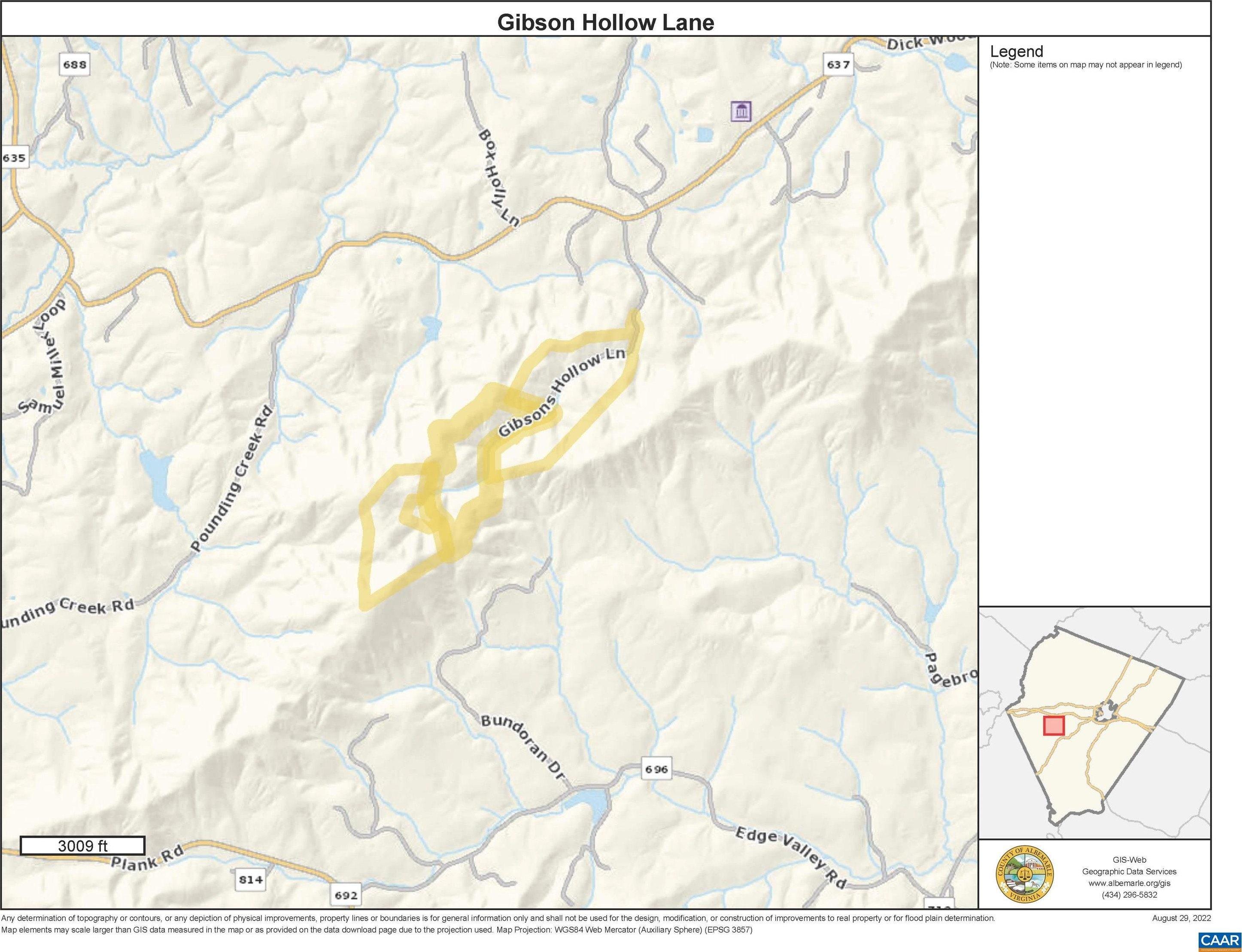 Gibsons Hollow Ln, Charlottesville, VA 22903