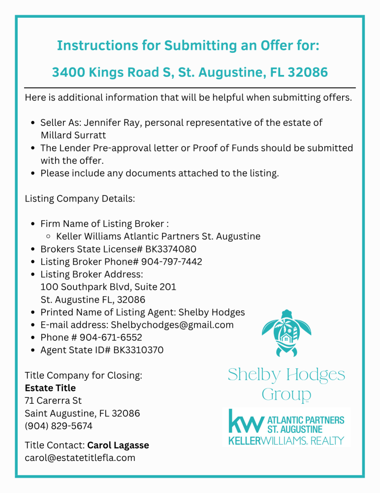 Kings Rd S, Saint Augustine, FL 32086