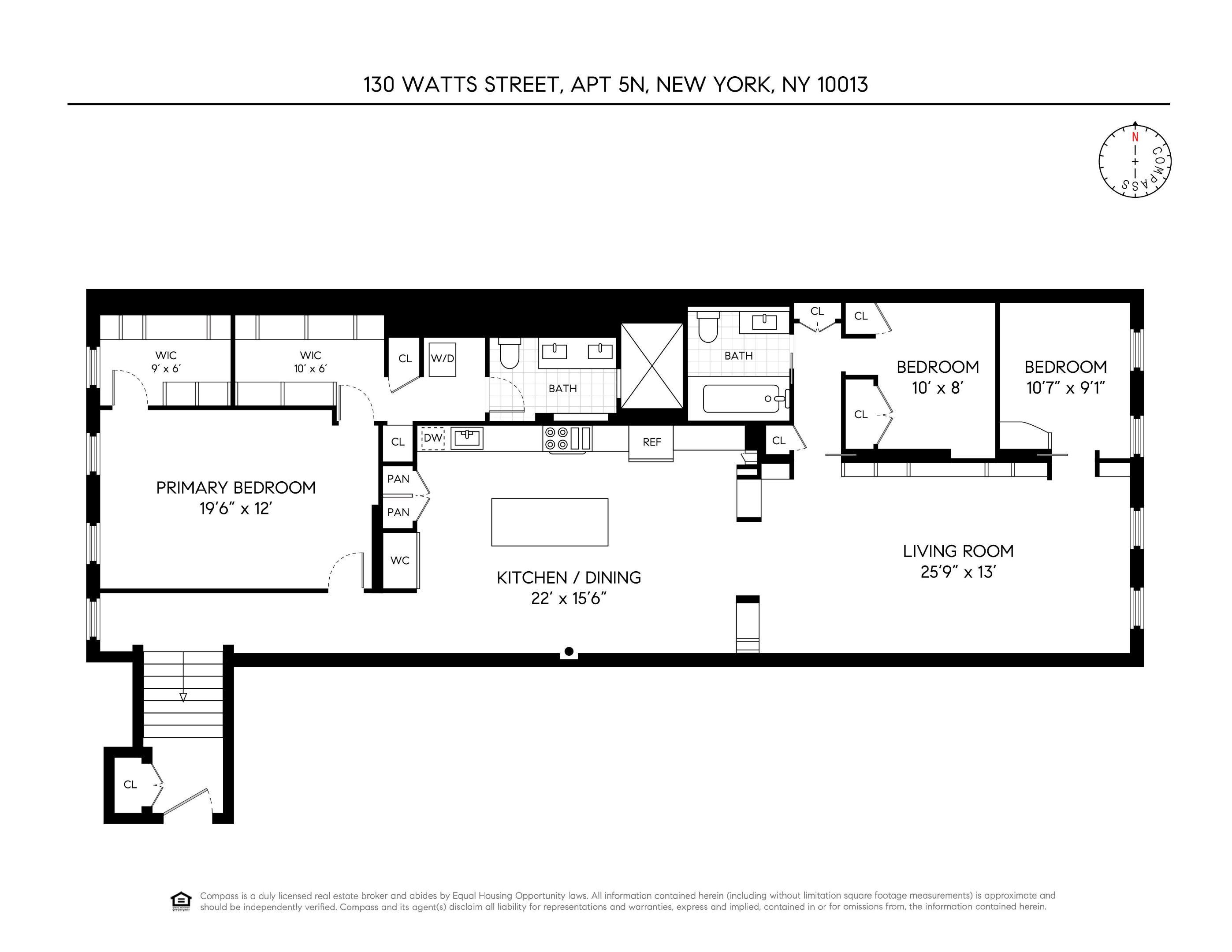 Watts St, New York, NY 10013