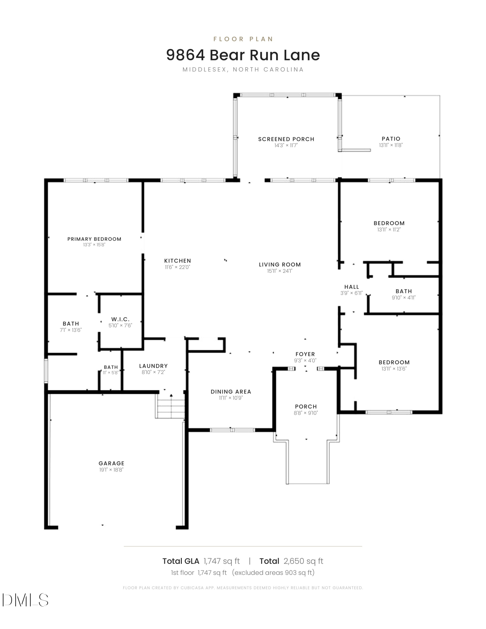 Bear Run Ln, Middlesex, NC 27557
