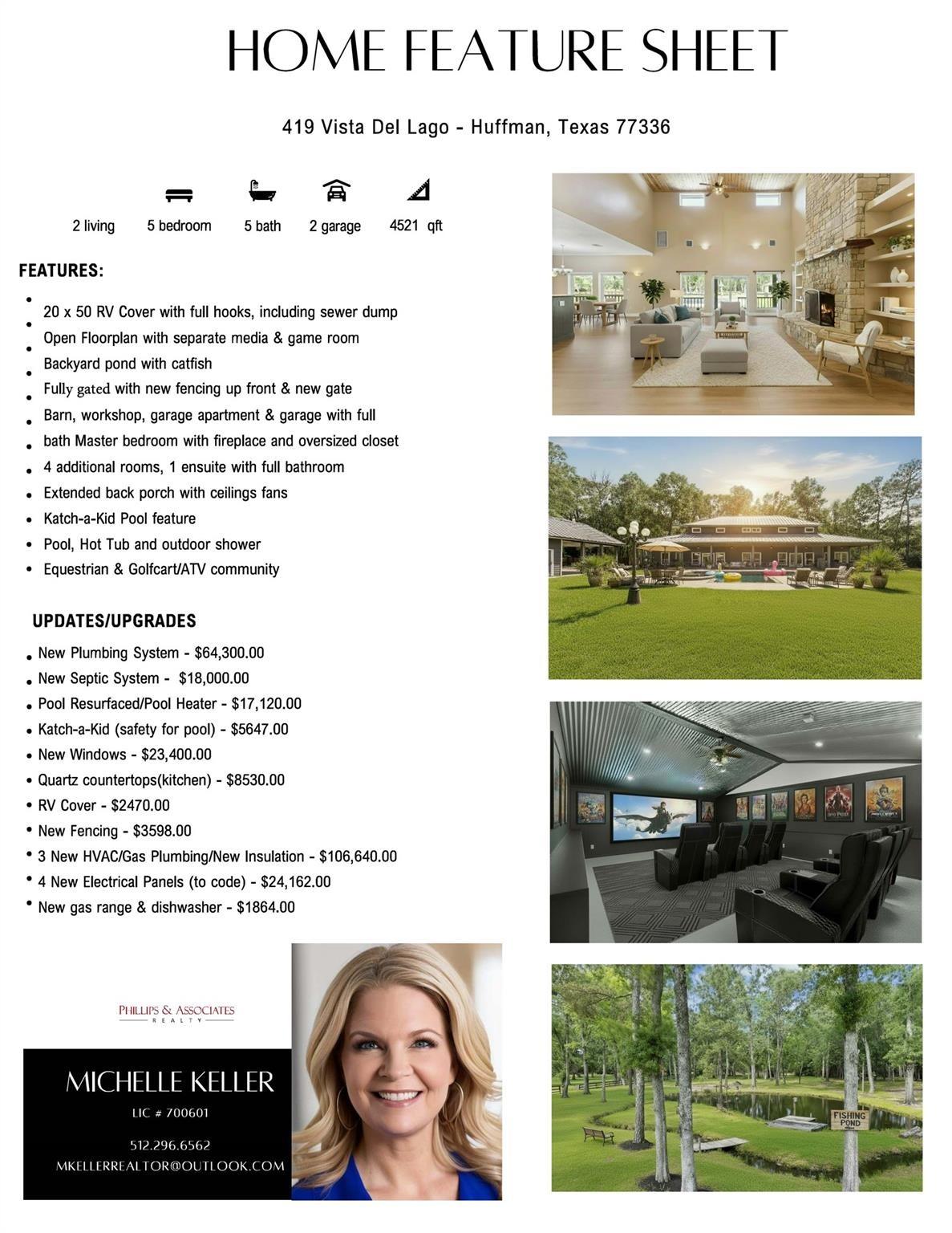 Vista Del Lago Dr, Huffman, TX 77336