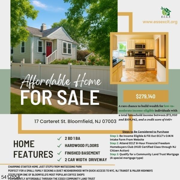 Carteret St, Bloomfield, NJ 07003