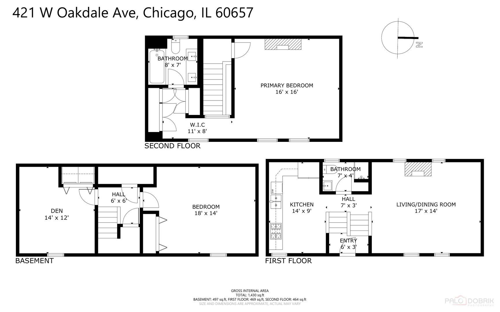 W Oakdale Ave, Chicago, IL 60657