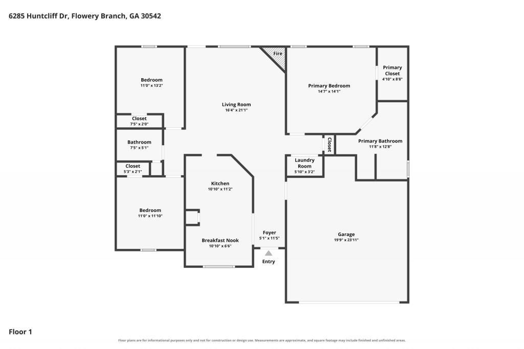 Huntcliff Dr, Flowery Branch, GA 30542